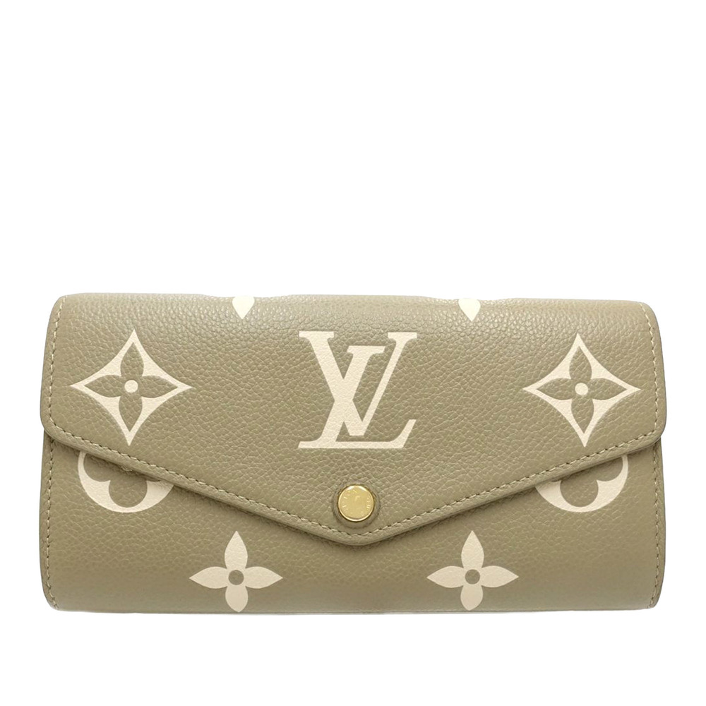 Pre-Loved Louis Vuitton Bicolor Monogram Empreinte Sarah Wallet